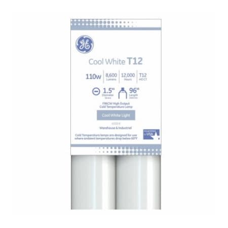 Current GE 2PK 110W T12 Bulb 40245